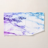 Variété de violets et aspect marbre à veines bleuâ (Serviette à main)