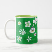 Variété Fleurs blanches Je t'aime Maman Mugs (Gauche)