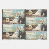 Variëteit Verpakking van drie (3) design van Inpakpapier Vel (Voorkant)