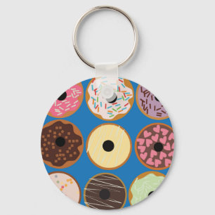 Variëteiten Donuts Sleutelhanger