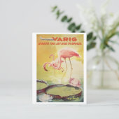 Varig Poster vintage pour le Brésil Carte postale (Debout devant)