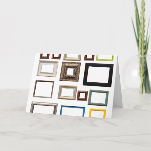 Various Colorful Picture Frames Kaart (Voorkant)