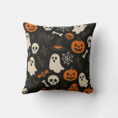 Various Halloween pattern image pillows Kussen (Achterkant)