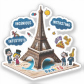 Various Places : Coffee in Paris Sticker #2 (Recto)