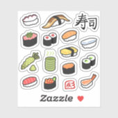 Various Sushi Sticker (Vel)