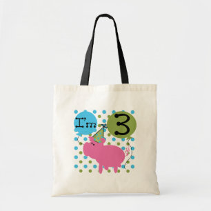 Varken 3e verjaardag Tshirts en geschenken Tote Bag