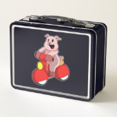 Varken als Biker met Scooter (Achterkant)