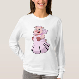 Varken als bruid met trouwjurk.PNG T-shirt