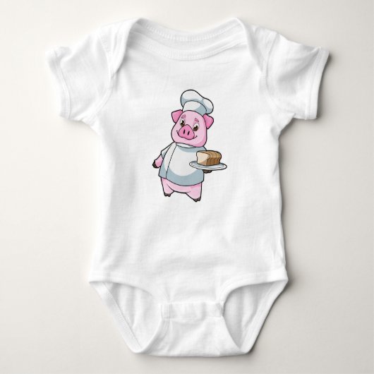Varken als Chef met snoer en rok Romper (Voorkant)