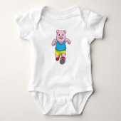 Varken als Runner op Running Romper (Voorkant)