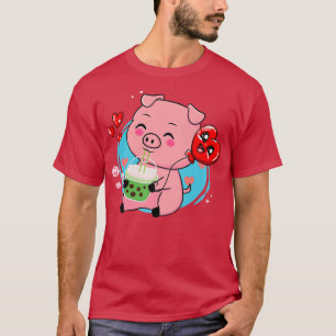 Varken Boba Thee Bubble Thee Kawaii Anime Japanse T-shirt