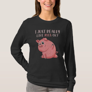 Varken Boer Boerderij Dier Schattig Biggetje Varke T-shirt