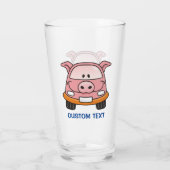 Varken Cartoon Auto Glas (Achterkant)