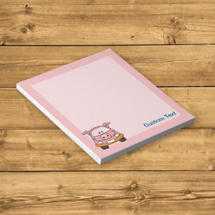 Varken Cartoon Auto Notitieblok