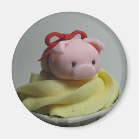 Varken Cupcake magneet (Voorkant)