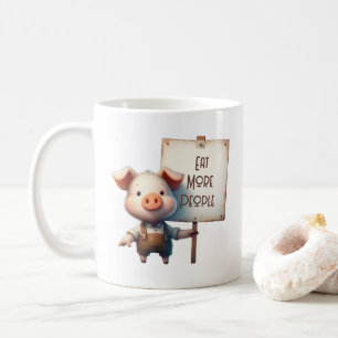 Varken - Eet Meer Mensen Koffiemok
