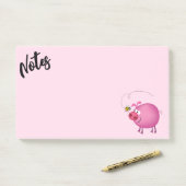 Varken en bijenvrienden post-it® notes (Op bureau)