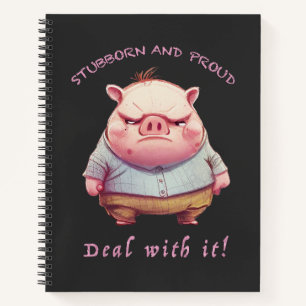 Varken Hardnekkig Deal Met Het Schattig Schattig G Notitieboek