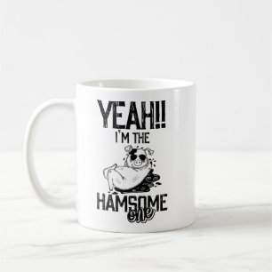 Varken Humor: Ik ben de knappe (Ham-sone) One1 Koffiemok