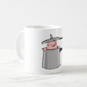 Varken in een Pot Koffiemok (Voorkant links)