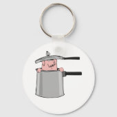 Varken in een potje sleutelhanger (Voorkant)