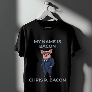 Varken in Pak Zonnebril Grappige Woordspeling T-shirt