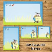 Varken met bord post-it® notes