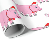 Varken met Stropdas van barbeel en kerstmis Cadeaupapier (Rol Hoek)