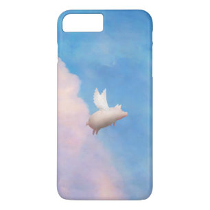 varken met vleugels iphone draagtas iPhone 8 plus / 7 plus hoesje