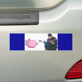 Varken = smeris bumpersticker (Op auto)