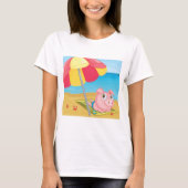 Varkens bij de strandwonden t-shirt (Voorkant)