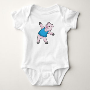Varkens bij Yoga Stretching Romper