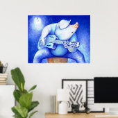 Varkens Blues Poster (Thuiskantoor)