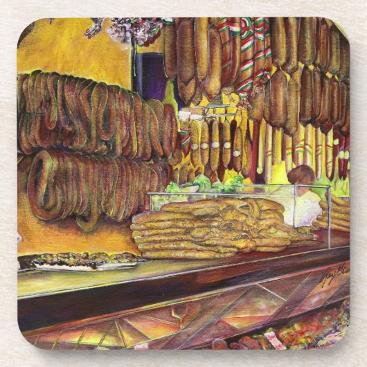 Varkens, Boedapest Drankjes Onderzetter (Voorkant)