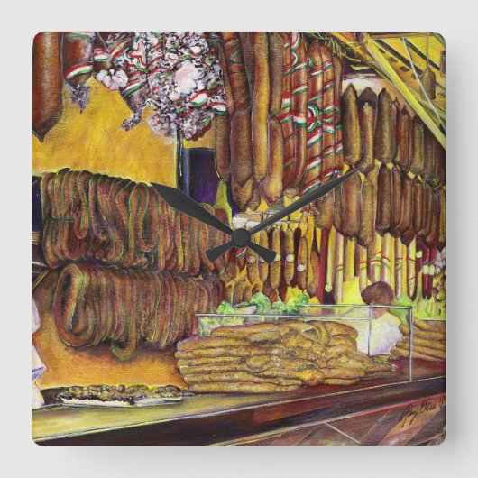 Varkens, Boedapest Vierkante Klok (Voorkant)