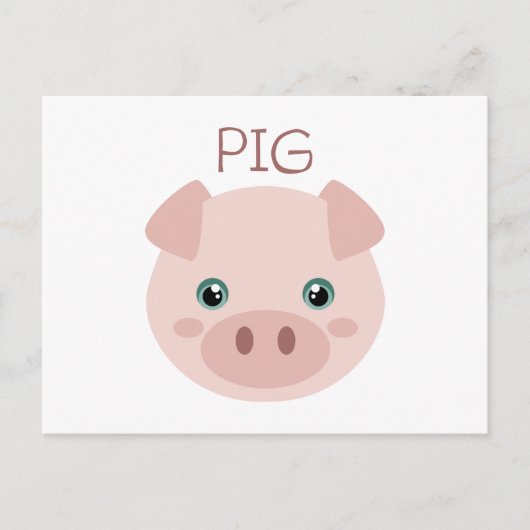 Varkens Briefkaart (Voorkant)