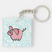 Varkens; Cute Sleutelhanger (Achterkant)