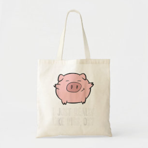 Varkens die ik alleen maar leuk vind aan varkens, tote bag