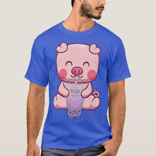 Varkens Drink bubble Boba Tea Japans hoogtepunt T-shirt