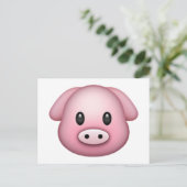 Varkens - Emoji Briefkaart (Staand voorkant)