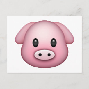 Varkens - Emoji Briefkaart