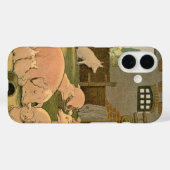 Varkens en biggen op het Boerderij Case-Mate iPhone Case (Achterkant (horizontaal))