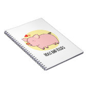 Varkens en Kusjes Grappige Varken Varken Grappen Notitieboek (Rechterzijde)
