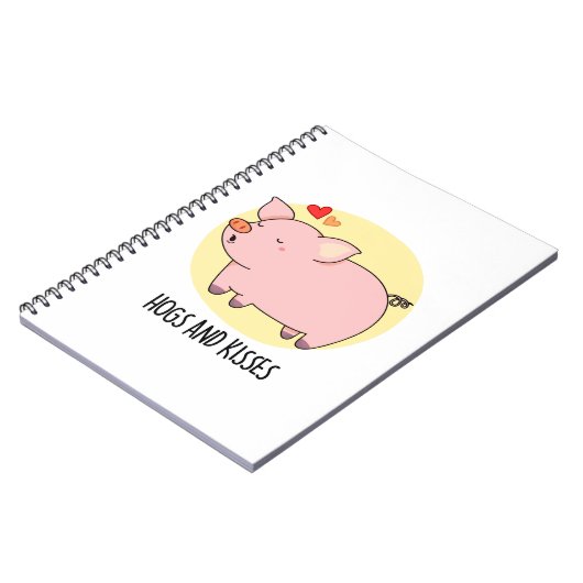 Varkens en Kusjes Grappige Varken Varken Grappen Notitieboek (Linkerzijde)