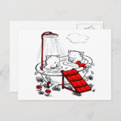  Varkens en vogel in de adem Briefkaart (Voorkant / Achterkant)