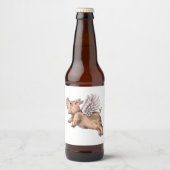 Varkens Fly Bier Etiket (Voorkant)