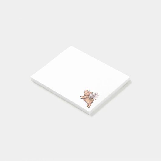 Varkens Fly Post-it® Notes (Schuin)
