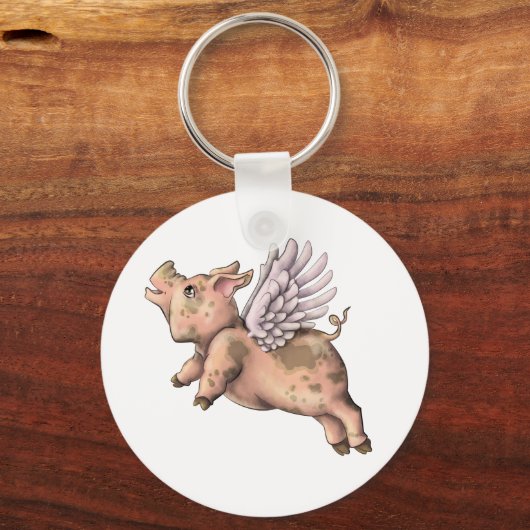 Varkens Fly Sleutelhanger (Voorkant)