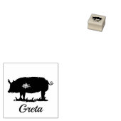Varkens - Greta Rubberstempel (Gestempeld)
