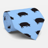 Varkens hout stropdas (Opgerold)